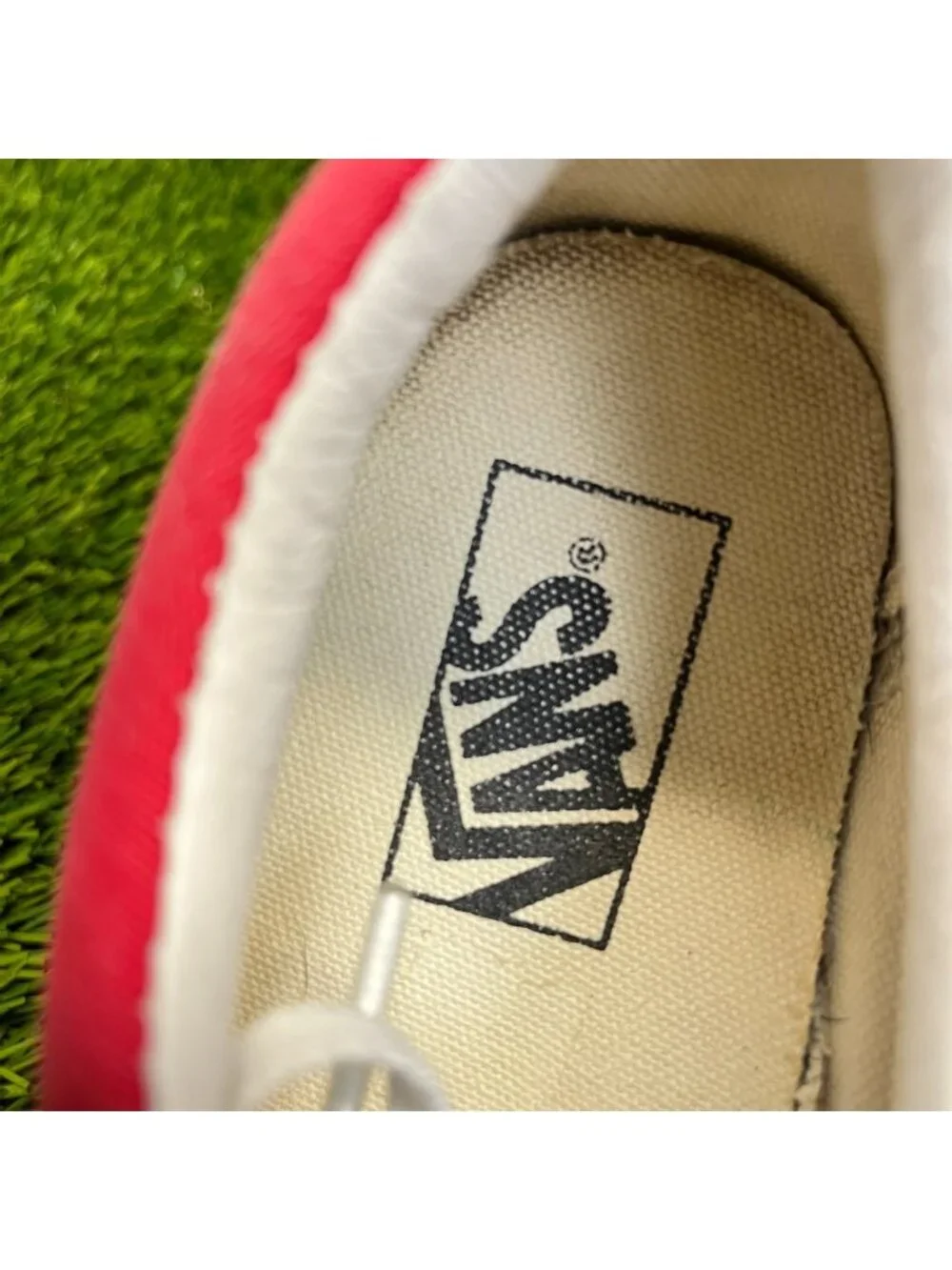 Vans Old Skool Womens Size 7 Black Red White Athletic Skateboard Shoes Sneakers